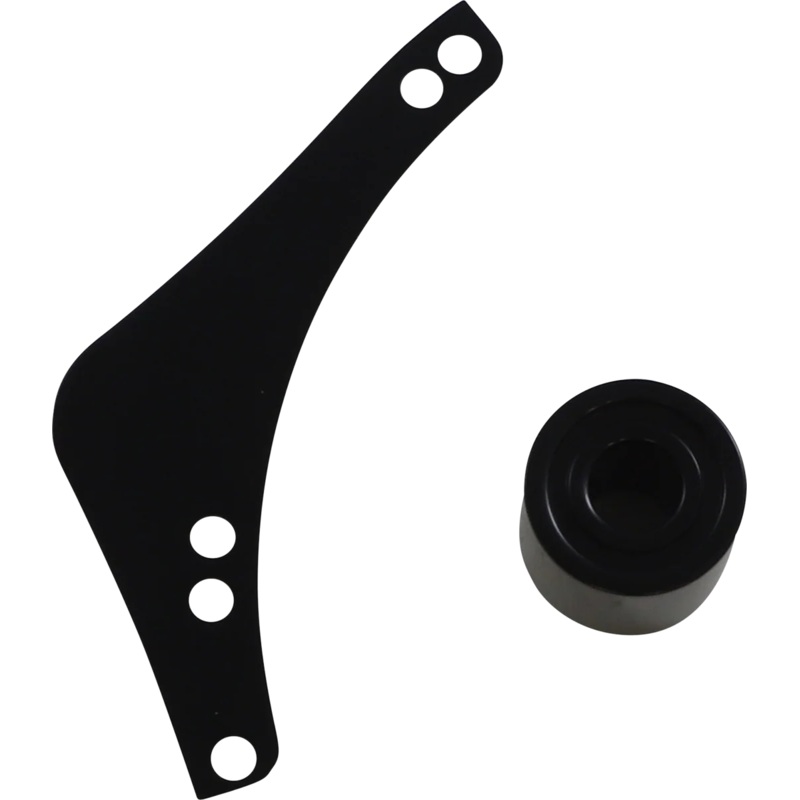 Arlen Ness Replacement Breather Bolt Cover Plate – Inverted/Method/Clear Tear/Sidekick – Left – Black 600-052