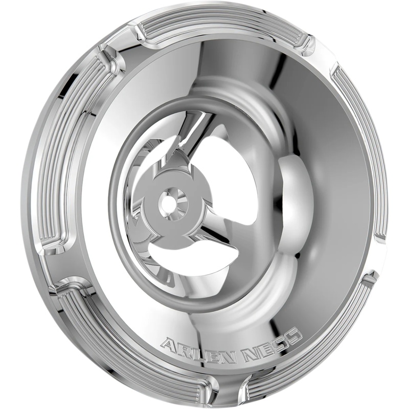 Arlen Ness Velocity Air Cleaner Cover – Beveled – Chrome 601-003