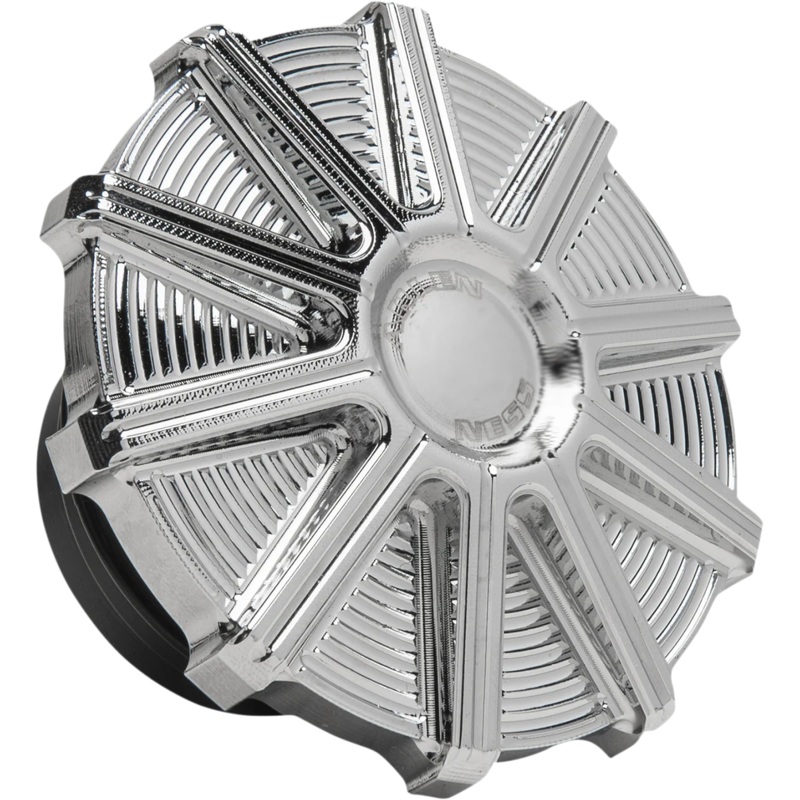 Arlen Ness Vented Gas Cap – 10 Gauge – Chrome 701-001