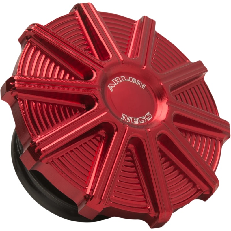 Arlen Ness Vented Gas Cap – 10 Gauge – Red 701-006