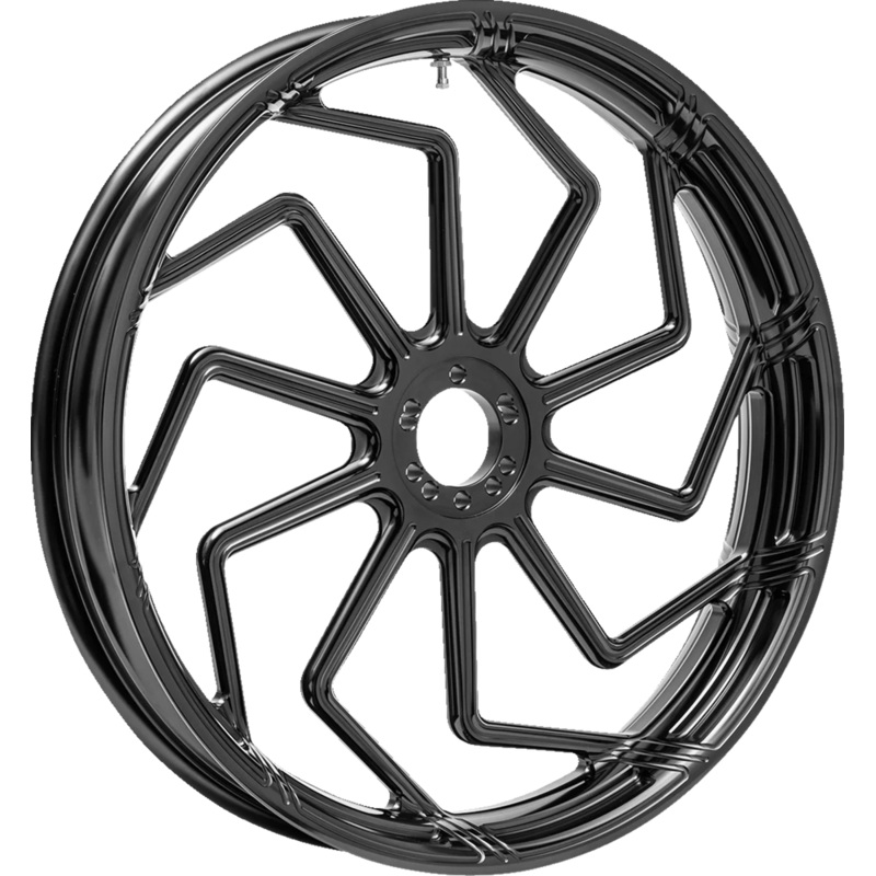 Arlen Ness Wheel – Kickback – 10 Spoke – Forged – Black – 21×3.5 71-506