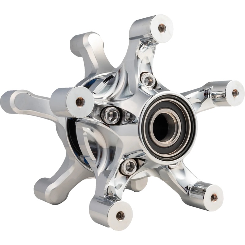 Arlen Ness Spider Hub – Dual Disc – Front – Chrome 71-661