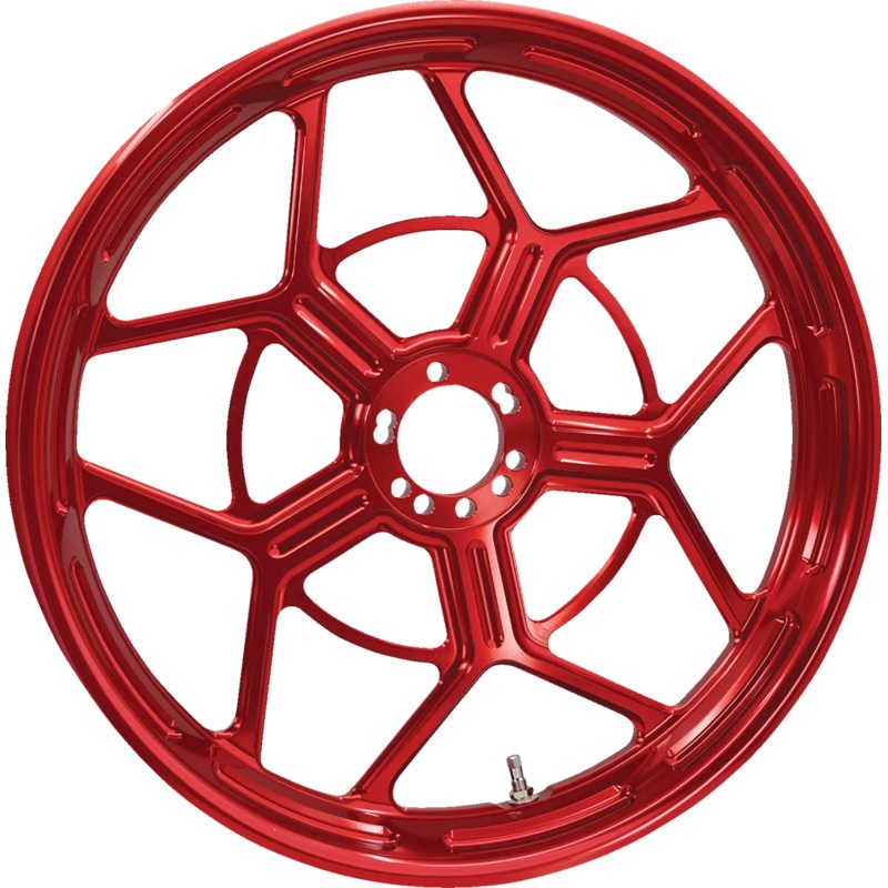 Arlen Ness Wheel – Speed 5 – Forged – Red – 21×3.5 71-588