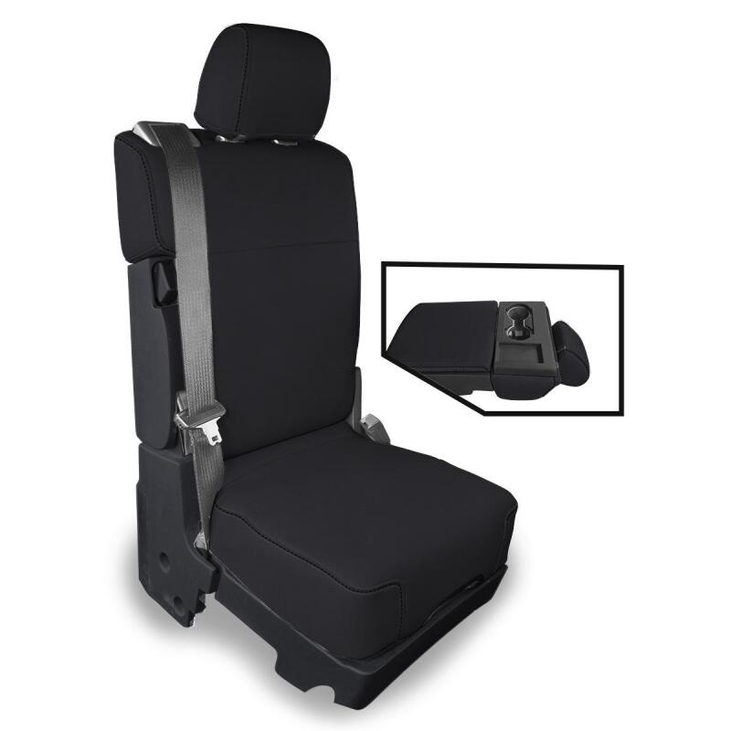 PRP 2015+ Ford F150 / 2017+ Super Duty Center Jump Seat Cover w/ Std. Console – Black