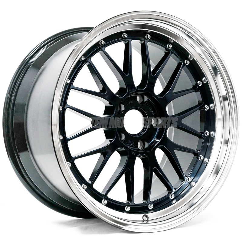 BBS LM – 19×9.5 +22 / 19×11 +37 / 5×120 – Navy Blue Pearl w/ Black Bright Diamond Cut Rim (F8x M2/M3/M4 Fitment) *Set of 4*