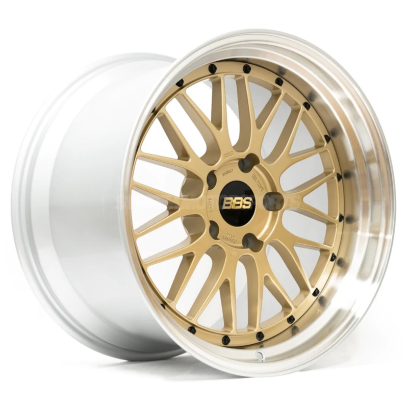 BBS LM – 20×10 +38 5×112, Gold w/ Diamond Cut Rim (LM408GPK)