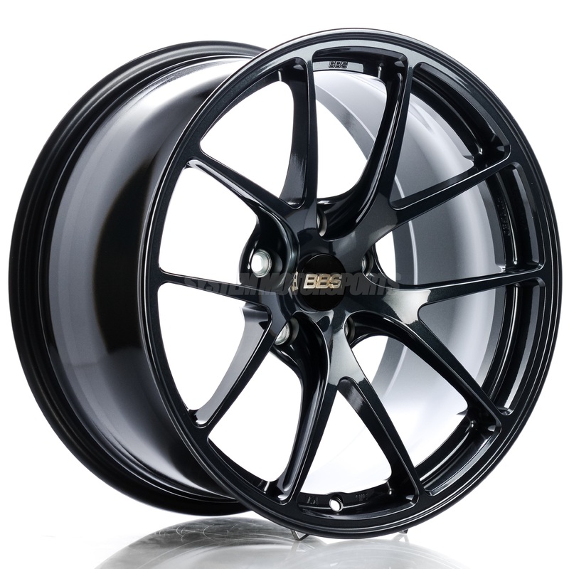 BBS RI-A – 18×9.5 +23 / 18×10.5 +22 / 5×120 – Black Blue (E46 M3 / E9x M3 Fitment) *Set of 4*