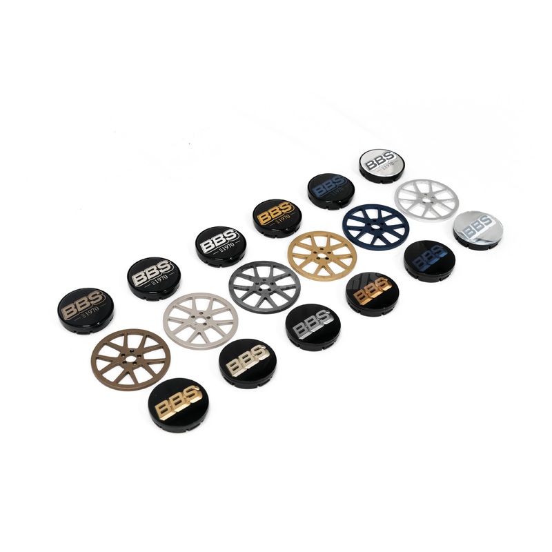 BBS Unlimited Hardware – Centercaps 56mm Black/Blue 2D