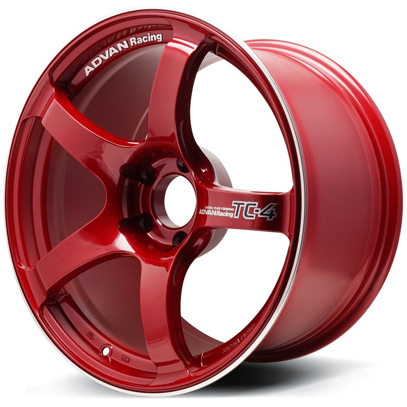 Advan TC-4 – 18×9.5 / +38 / 5×120 – Racing Candy Red *Set of 4*
