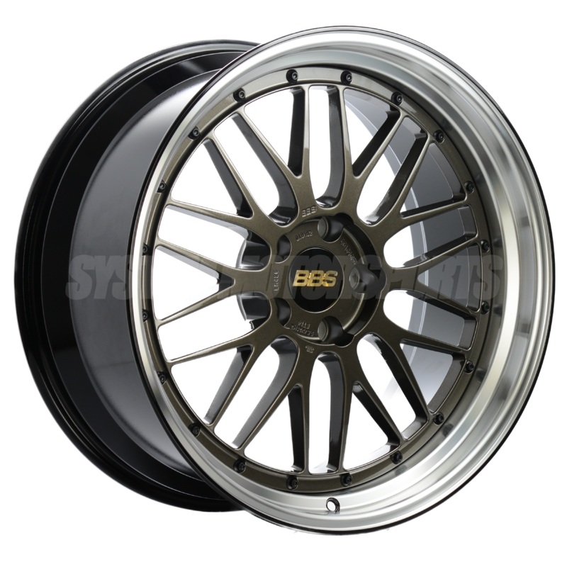 BBS LM – 19×8.5 +50 / 19×12 +44 / 5×130 – Selenite Brown w/ Bright Machined Lip *Set of 4*