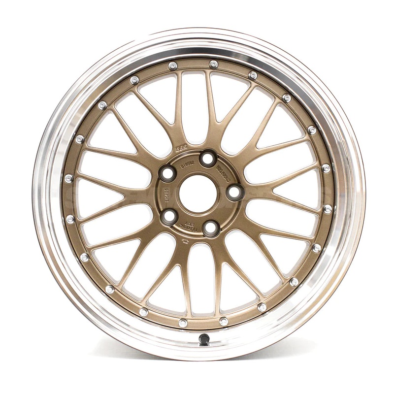 BBS LM – 20×10 / 20×11 / 5×112 – Bronze w/ Bright Diamond Cut Rim (G8x M2/M3/M4 Fitment) *Set of 4*