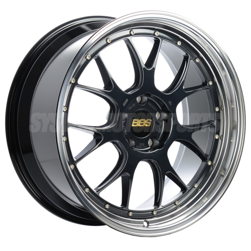 BBS LM-R – 20×9.5 / 20×11 / 5×120 – Black Blue w/ Black Bright Diamond Cut Rim (F8x M2/M3/M4 Fitment) *Set of 4*