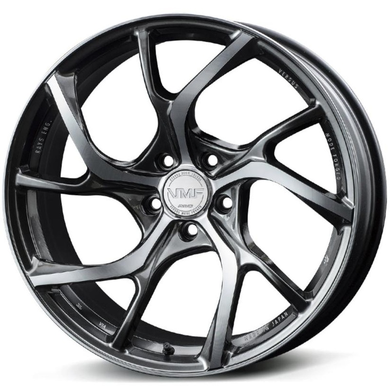 Versus Mode Forged C-01 – 19″ 19×8 +45 5×114.3 (Face-1) Matte Gunblack / Rim Edge DC