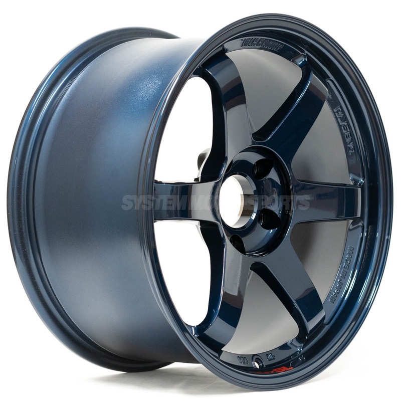 Volk Racing TE37SL – 18×10.5 / +15 / 5×114.3 – Mag Blue *Set of 4*