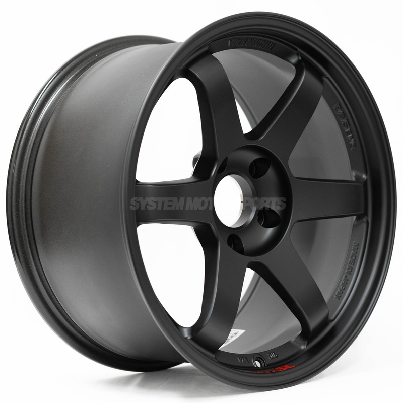 Volk Racing TE37SL – 18×10.5 / +15 / 5×114.3 – Matte Black *Set of 4*