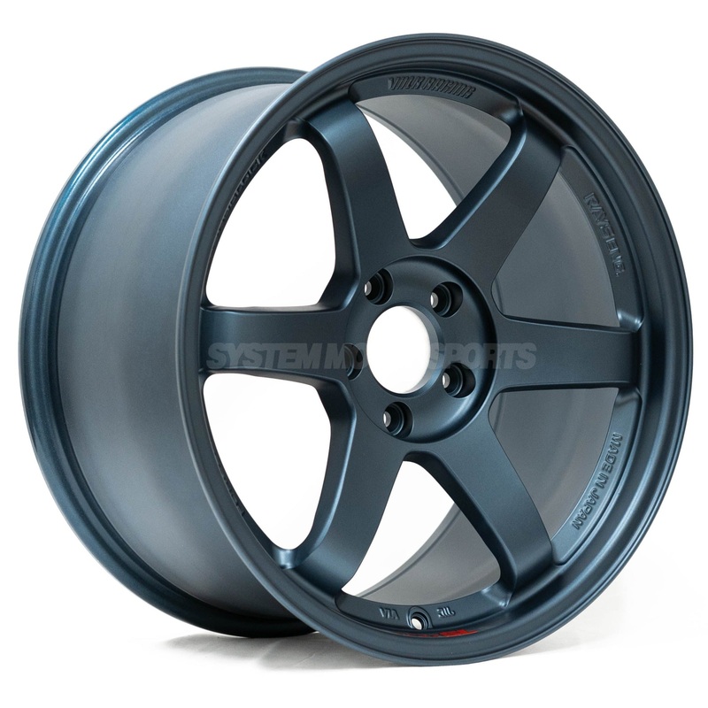 Volk Racing TE37SL – 18×10.5 / +15 / 5×114.3 – Matte Blue Gunmetal *Set of 4*