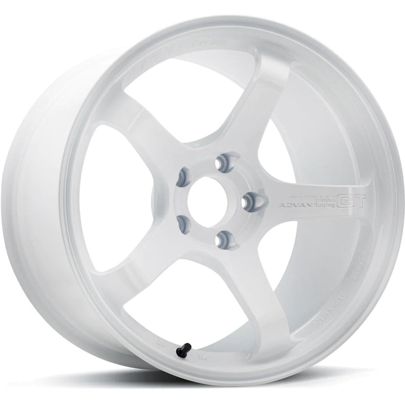 Advan Racing GT Beyond – 18×9.5 / +45 / 5×120 – Racing White *Set of 4*