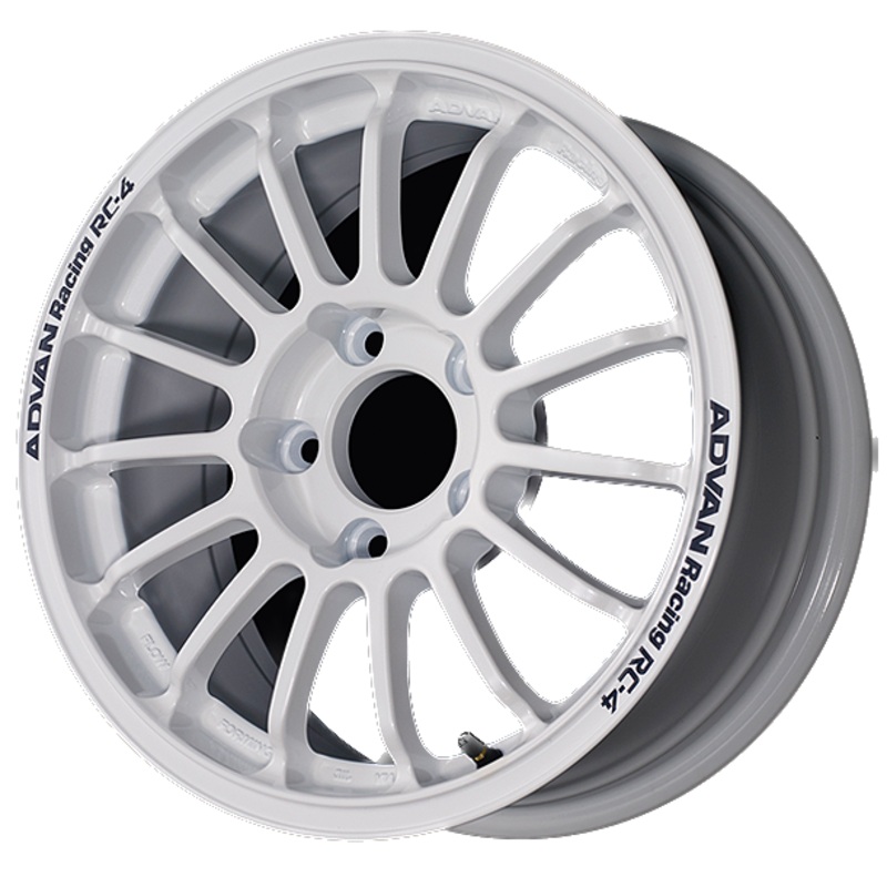 Advan Racing RC-4 – 15″ Rally White 15×6 +40 4×100