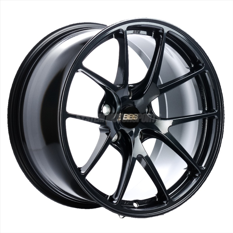 BBS RI-A – 18×10 +25 / 18×10.5 +22 / 5×120 – Black Blue (E9x M3 Fitment) *Set of 4*
