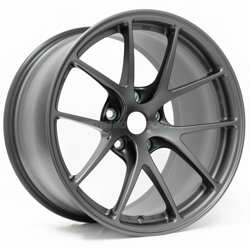 BBS RI-A – 18×8.5 / +35 / 5×114.3 – Matte Graphite *Set of 4*
