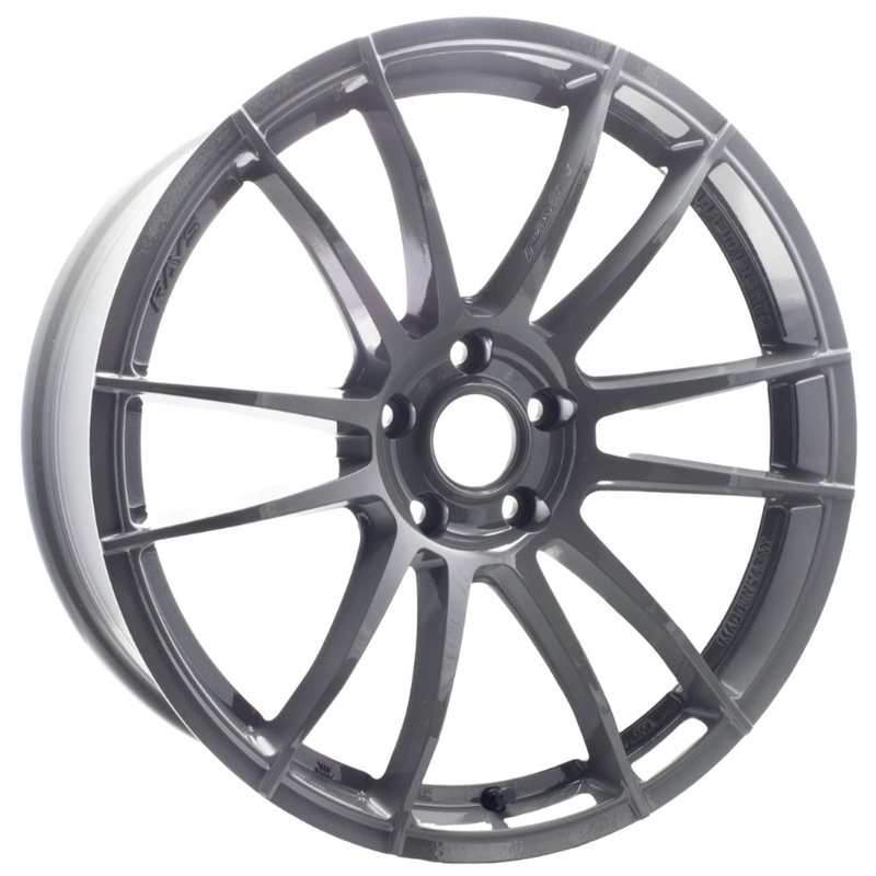 Gram Lights 57XR – 18×9.5 / +38 / 5×114.3 – Gloss Grey *Set of 4*