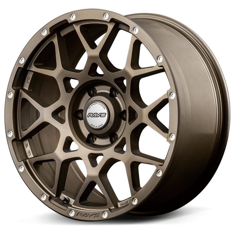 Rays Offroad Daytona M8 – 17×8.5 / +10 / 6×139.7 – Bronze (Tacoma/4Runner Fitment) *Set of 4*