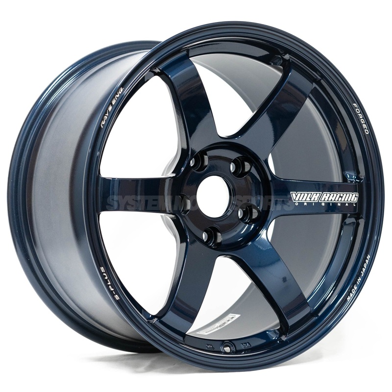 Volk Racing TE37 Saga S-Plus – 17×9 / +35 / 5×120 – Mag Blue (BMW E36 M3 Fitment) *Set of 4*
