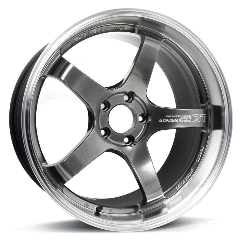 Advan Racing GT for Porsche – 19×9 / 19×12 / 5×130 – Machining & Racing Hyper Black (997 Narrowbody Fitment) *Set of 4*
