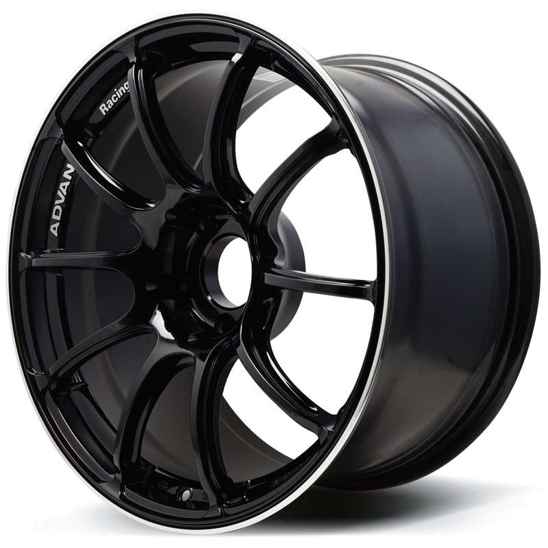 Advan RZII – 17×9 +45 5×114.3 – Racing Gloss Black & Ring *Set of 4*