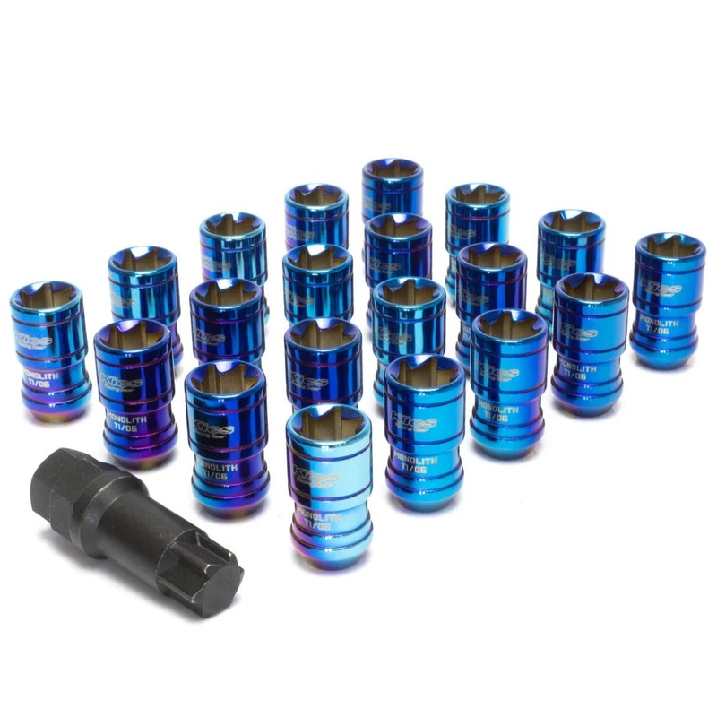 Project Kics Monolith T1/06 Lug Nuts – M12x1.5 / IP Blue