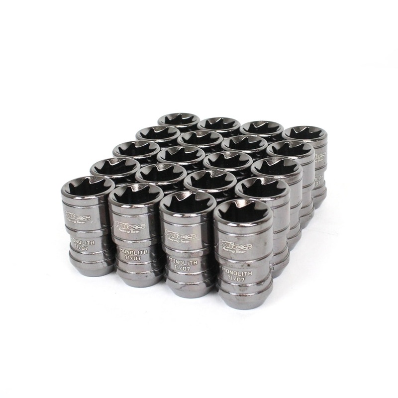Project Kics Monolith T1/07 Lug Nuts – M14x1.5 / Glorious Black