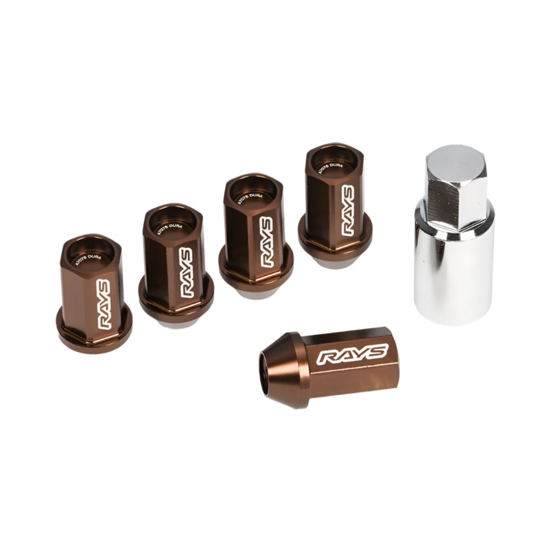 Rays Dura-Nut L42 Lug Nuts & Locks – M12x1.25 / Bronze