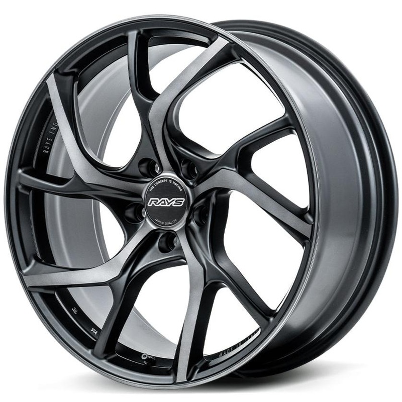 Versus Mode Forged C-01 Prius Edition – 19″ 19×7 +40 5×114.3 (Face-1) Matte Gunblack / Rim Edge DC