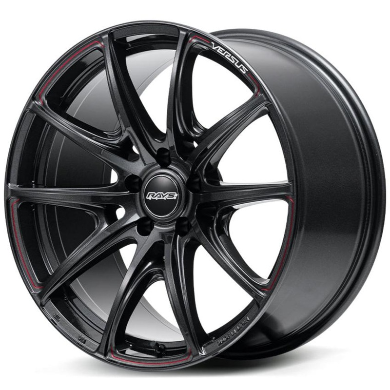 Versus VV25R – 19″ Glass Black+RAP 19×8 +45 5×112 (Face-1)