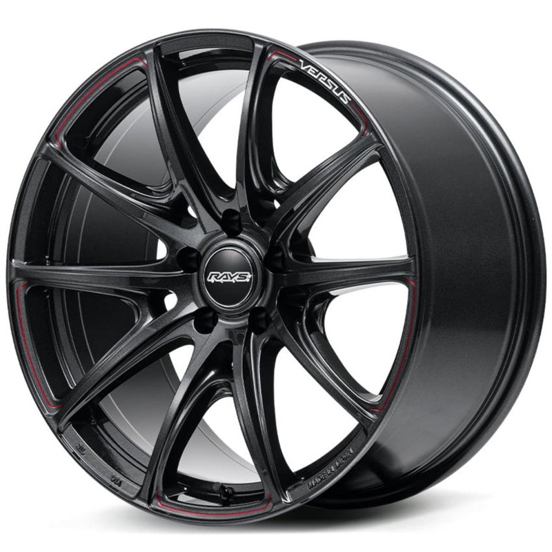 Versus VV25R – 20″ Glass Black+RAP 20×8.5 +45 5×108 (Face-1)