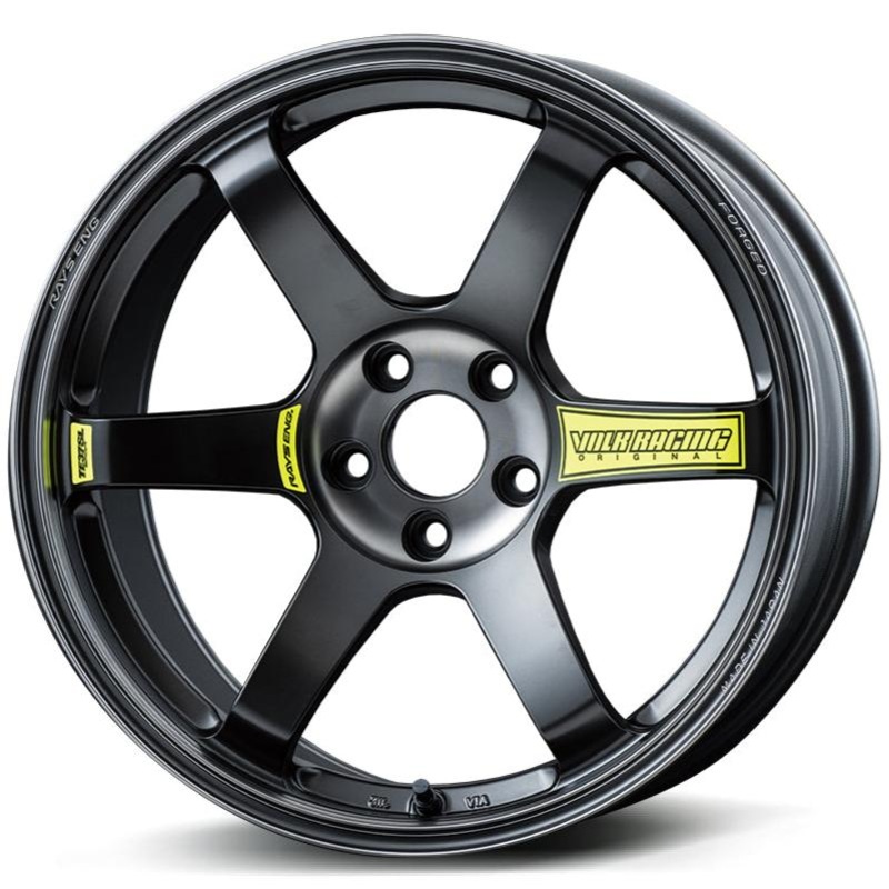Volk Racing TE37 Saga SL M-Spec – 18×10.5 / +15 / 5×114.3 – Pressed Black *Set of 4*