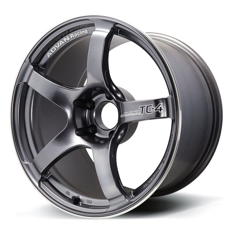 Advan TC-4 – 18×9.5 / +35 / 5×114.3 –  Racing Gunmetallic & Ring *Set of 4*