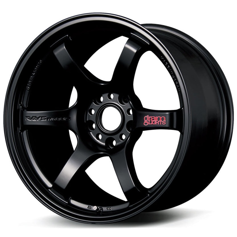 Gram Lights 57DR – 15×8 / +35 / 5×114.3 *Set of 4* Semigloss Black (In Stock)