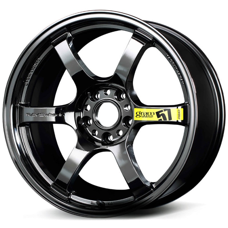 Gram Lights 57DR Limited RBC – 15″ Rays Black Metal Coat 15×8 +35 4×100