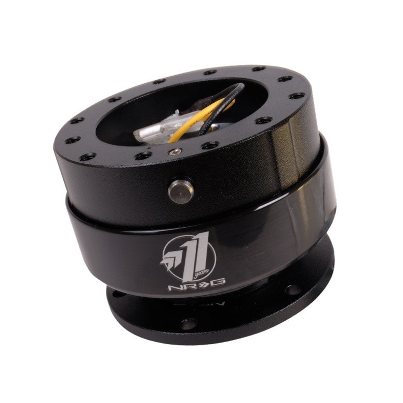 NRG Steering Wheel Quick Release 2.0 – Black Body/Black Ring