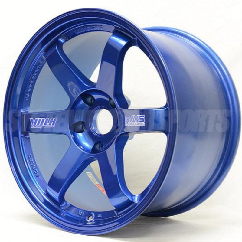 Volk Racing TE37SL – 18×9.5 / +45 / 5×120 – Hyper Blue *Set of 4*