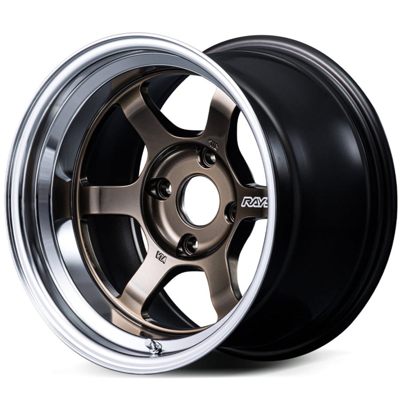 Volk Racing TE37V Spec-SR – 15″ Shining Bronze Metal / Rim FDMC 15×7.5 +25 4×100 (S Rim / Face-1)