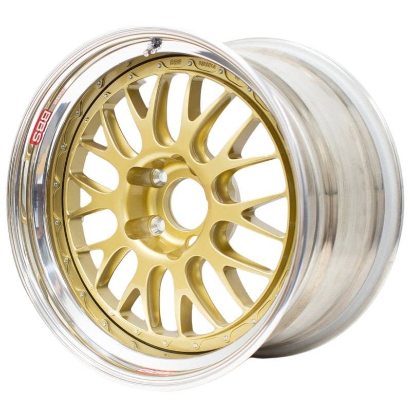 BBS E88 – 19×10 +21 / 19×11 +36 / 5×120 (Race Pocket Center) – Gold (F8x M2/M3/M4 Fitment) *Set of 4*