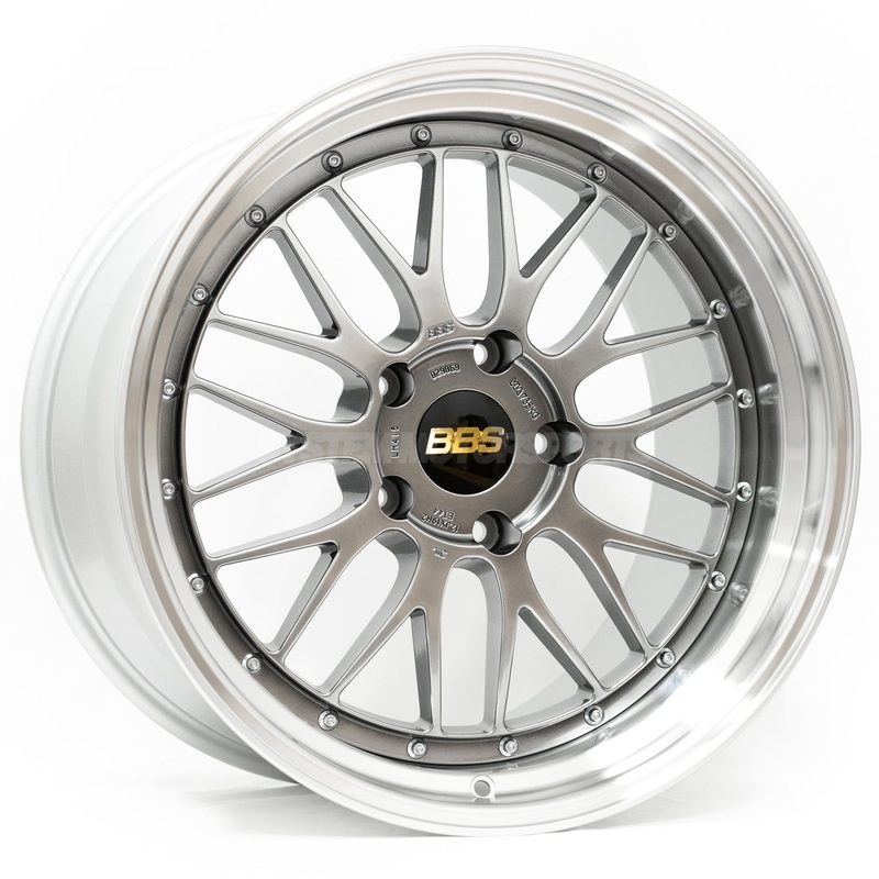 BBS LM – 17×8.5 / +18 / 5×120 – Diamond Black w/ Diamond Cut Rim (E30 M3 Fitment) *Set of 4*