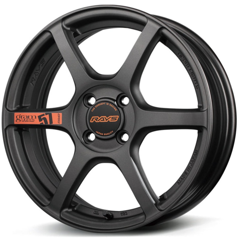 Gram Lights 57C6 Spec-D – 17″ Matte Super Dark Gunmetal (AZZ) 17×7 +45 4×100
