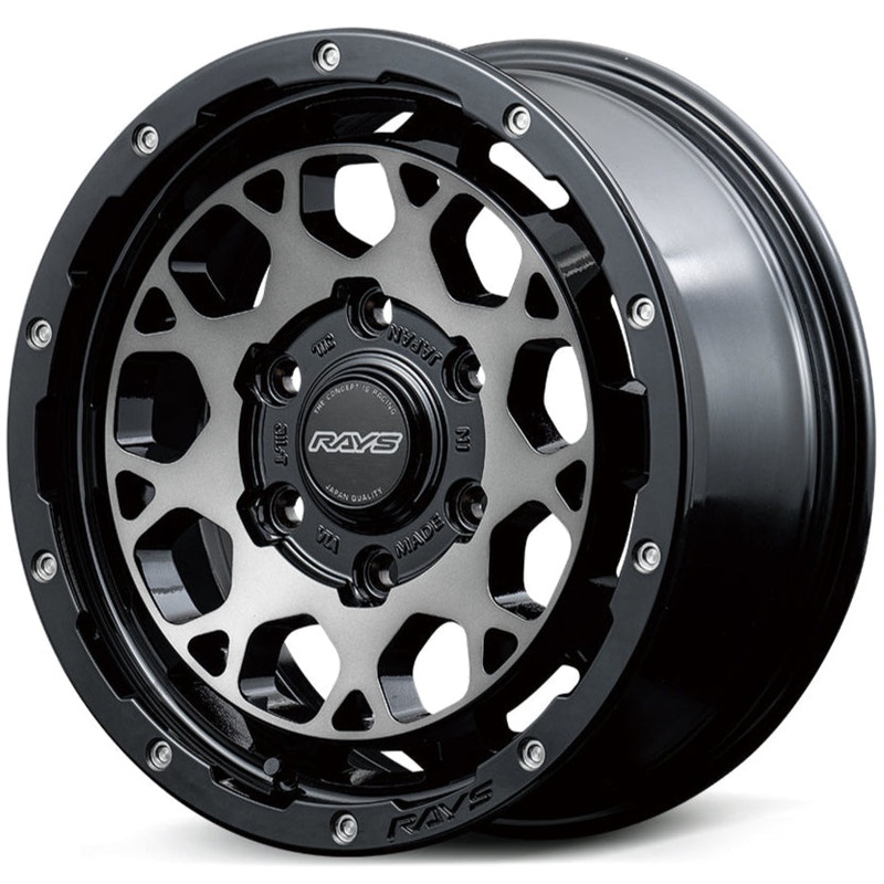 Rays Offroad M9+ – 16″ Semigloss Black 16×6 -5 5×139.7