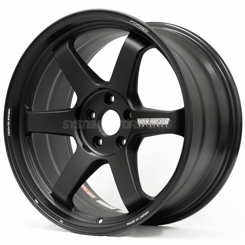 Volk Racing TE37 Ultra M-Spec – 20×9 +37 / 20×12 +48 / 5×114.3 – Matte Black (Ferrari 458 Fitment) *Set of 4*