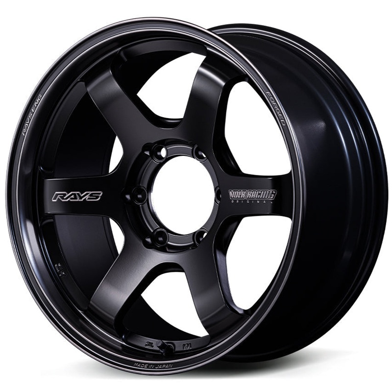 Volk Racing TE37SB Black Shadow – 18″ Matte Translucent Black 18×8 +38 6×139.7 (Face-1)