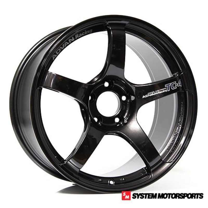 Advan TC-4 – 18×9.5 +38 5×114.3 –  Black Gunmetallic *Set of 4*