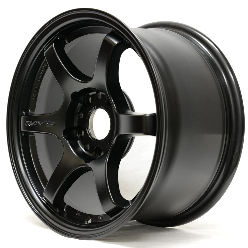 Gram Lights 57DR – 18×9.5 / +38 / 5×114.3 – Semigloss Black *Set of 4*